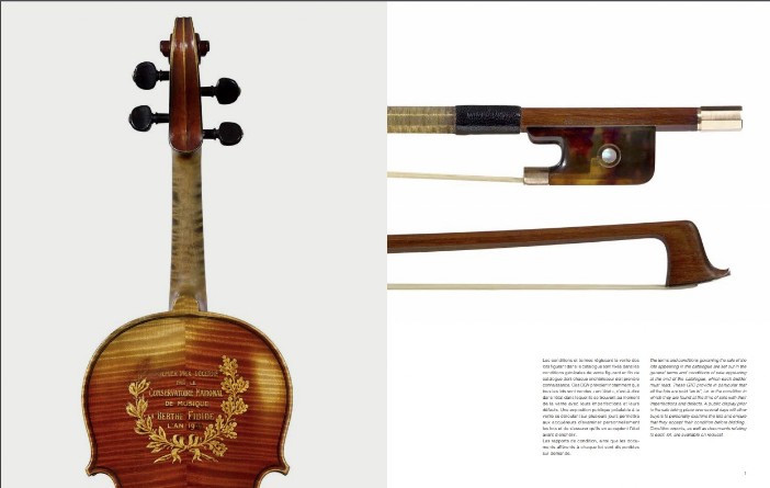 Vente Instruments et Archets du quatuor